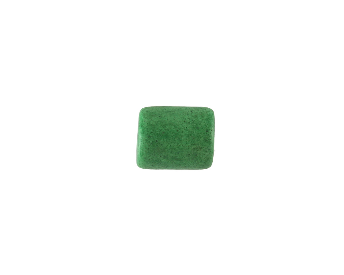 Mykonos Ceramic Kelly Green Tube Spacer 9-10x8mm