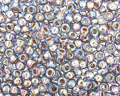 激レア品　SomAbito SOMAGARA BEE SHADE TOHO Rainbow Light Sapphire (with Gold Lining) Round 6/0