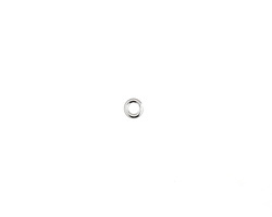 Silver (plated) Round Jump Ring 4mm, 18 gauge (200 pieces)