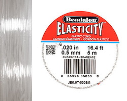 Elasticity Clear .5mm, 5 meters