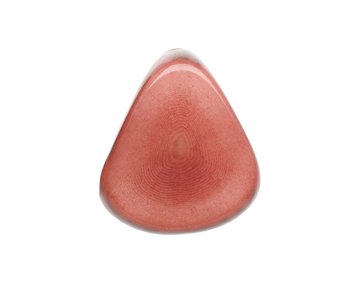 Tagua Nut Rhubarb Thick Slice 16-18x26-32mm