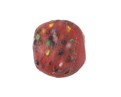 African Powder Glass Coral Confetti Large Round Bead 22-23mm