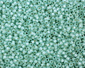 TOHO Milky Light Peridot (with Silver Lining) Round 11/0 Seed Bead