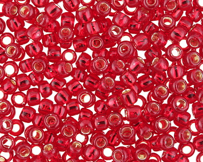 TOHO Garnet (with Silver Lining) Round 6/0 Seed Bead
