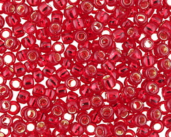 TOHO Garnet (with Silver Lining) Round 6/0 Seed Bead