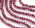 Rhodolite Garnet Faceted Round 3mm