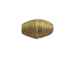 African Brass Coiled Rice 18-21x12-14mm