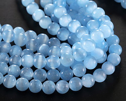 Sky Blue Selenite Round 8mm