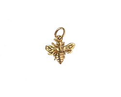 Nina Designs Bronze Small Bee Charm 14x12mm
