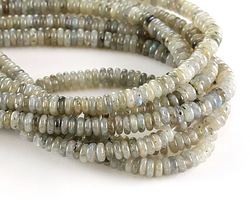 Labradorite Spacer Rondelle 2x6mm