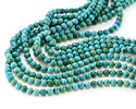 Green Blue Hubei Turquoise (A - more blue) Round 3mm