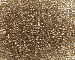 Miyuki Delica Transparent Smoky Olive Luster (DB0123) 11/0 Seed Bead
