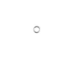 Silver (plated) Round Jump Ring 4mm, 20 gauge (200 pieces)