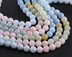 Multi Beryl Ombré Round 8-8.5mm
