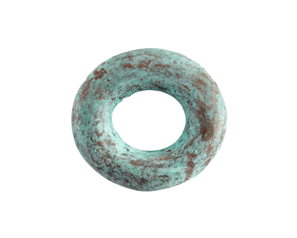 Mykonos Metalized Ceramic Copper Patina Ring 24-25mm