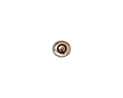 TierraCast Antique Rhodium (plated) Alphabet Bead "Q" 7x6mm
