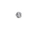 Mykonos Antique Silver (plated) Folksy Heart Bead 7mm