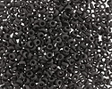 Miyuki Matte Black Spacer Bead 3mm - 125 gram Package