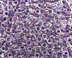 TOHO Rainbow Crystal (with Tanzanite Lining) Round 6/0 Seed Bead
