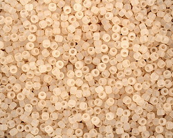 TOHO Ceylon Frosted Light Ivory Round 11/0 Seed Bead