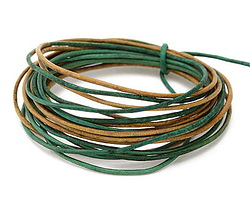 Natural Beryl Leather Cord 1.5mm