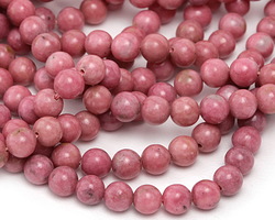 Rhodonite (AA) Round 6-7mm
