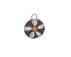 Gaea Ceramic Daisy Charm 14x17mm