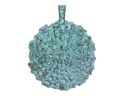 Mykonos Copper (plated) Patina Sea Urchin Focal 45x35mm