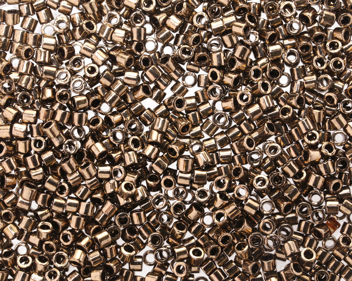 Miyuki Delica Metallic Dark Bronze (DMB0022) 10/0 Seed Bead