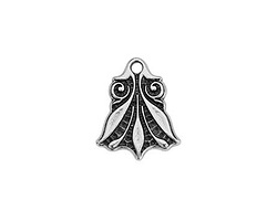 TierraCast Antique Silver (plated) Vignette Charm 14x17mm
