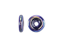 Mykonos Ceramic Iridescent Cobalt Washer 3x13mm