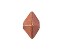 Mykonos Ceramic Iridescent Desert Rose Octahedron Bead 13x15mm