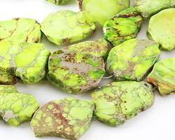 Apple Green Impression Jasper Slab 40-60x30-40mm