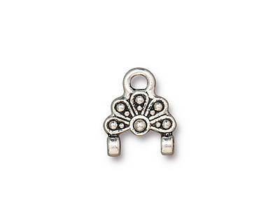 TierraCast Antique Silver (plated) Oasis Link 2-1 14x12mm