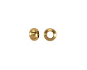 Mykonos Solid Brass Large Hole Rondelle 4x7mm