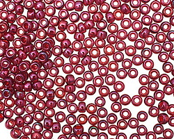 TOHO Gold Lustered Raspberry Round 8/0 Seed Bead