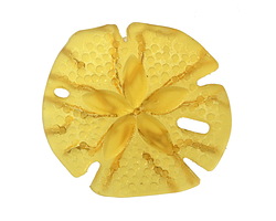 Desert Gold Beach-Style Glass Sand Dollar 39mm