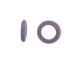 African Recycled Glass Matte Lavender Dogon Mini Ring 10-14mm