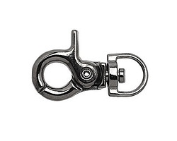 Gunmetal (plated) Swivel Lobster Clasp 30x18mm