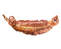 Patricia Healey Copper Big Feather Focal Link 98x26mm