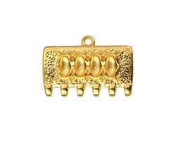 Cymbal Kalyvari VI 24k Gold (plated) Ending for SuperDuo 23x16mm