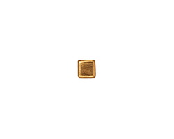 TierraCast Gold (plated) Cube Spacer 4mm
