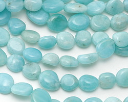 Peruvian Amazonite Pebble 8-10mm