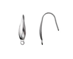 Stainless Steel Teardrop Hook Earwire