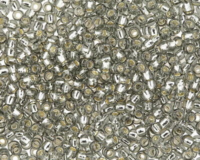 TOHO Black Diamond (with Silver Lining) Round 8/0 Seed Bead