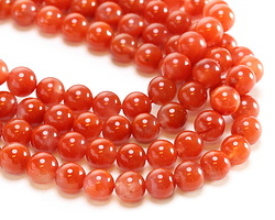Nanhong Agate (AA - Southern Red Agate) Round 8mm