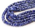 Sodalite Microfaceted Heishi 2x6mm