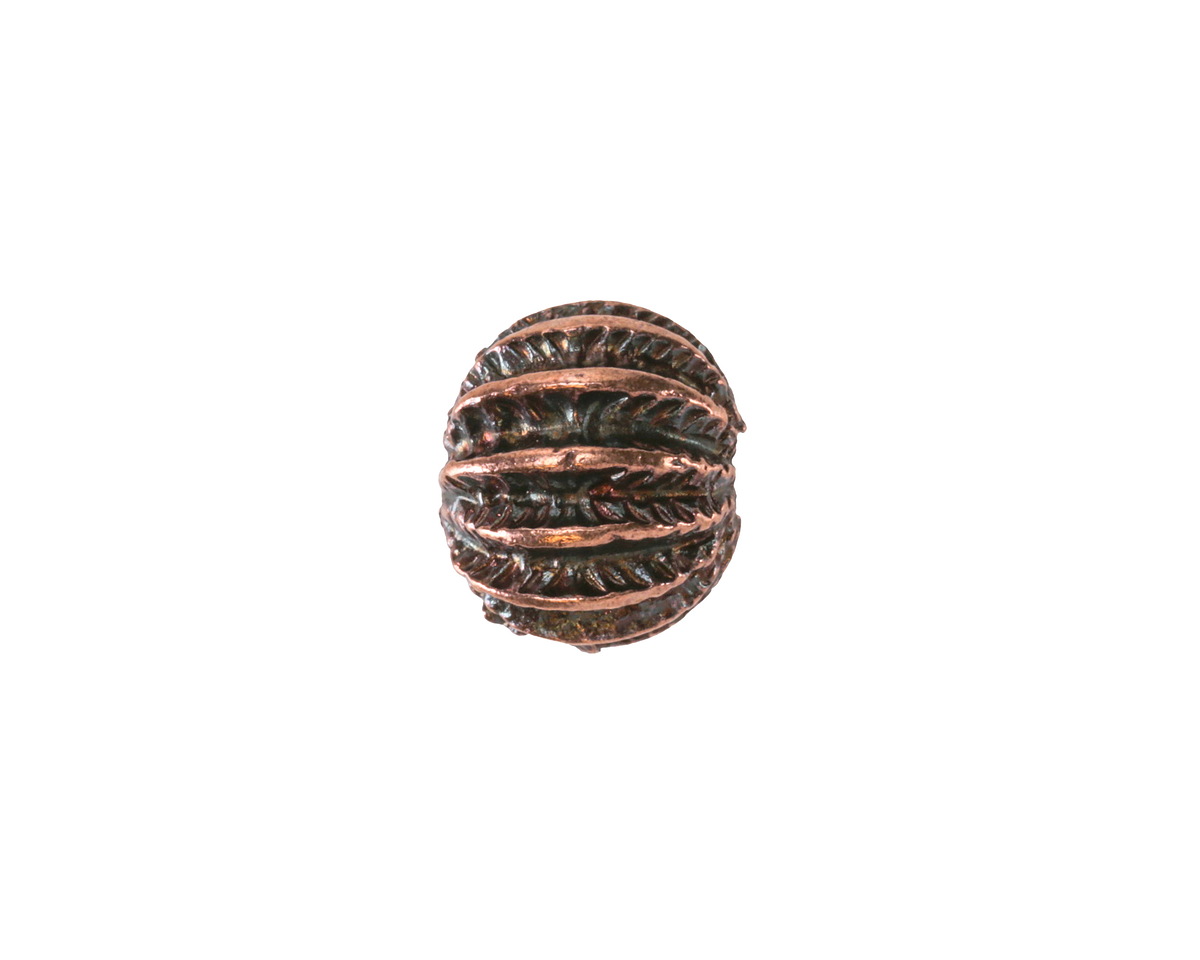 Mykonos Antique Copper (plated) Sea Urchin Round 12mm