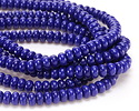 Cobalt Glass Rondelle 5x8mm