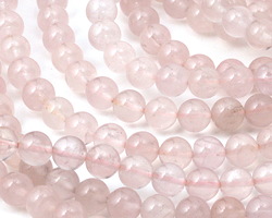 Rose Quartz (A) Round 10mm Beads